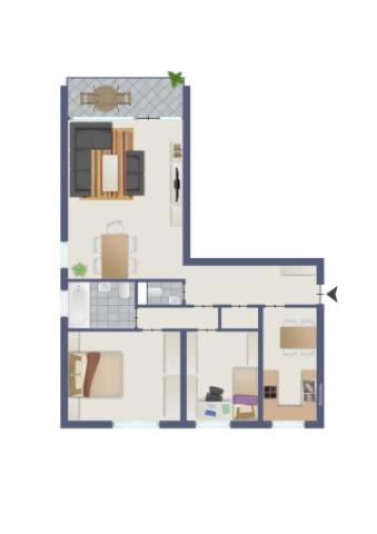 KIC Immobilien Grundriss Bergisch Gladbach-Paffrath