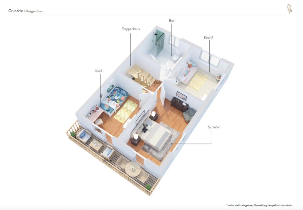 Grundriss Obergeschoss