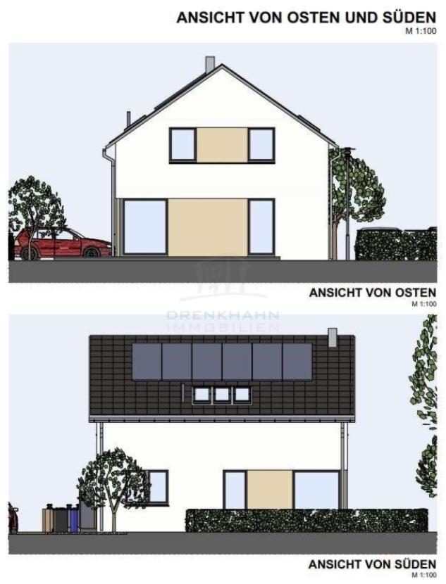 Ansicht von Osten und Süden