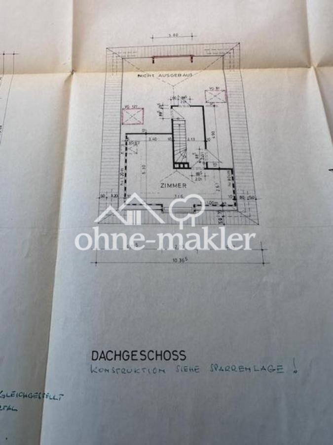 Dachgeschoss jetzt ausgebaut