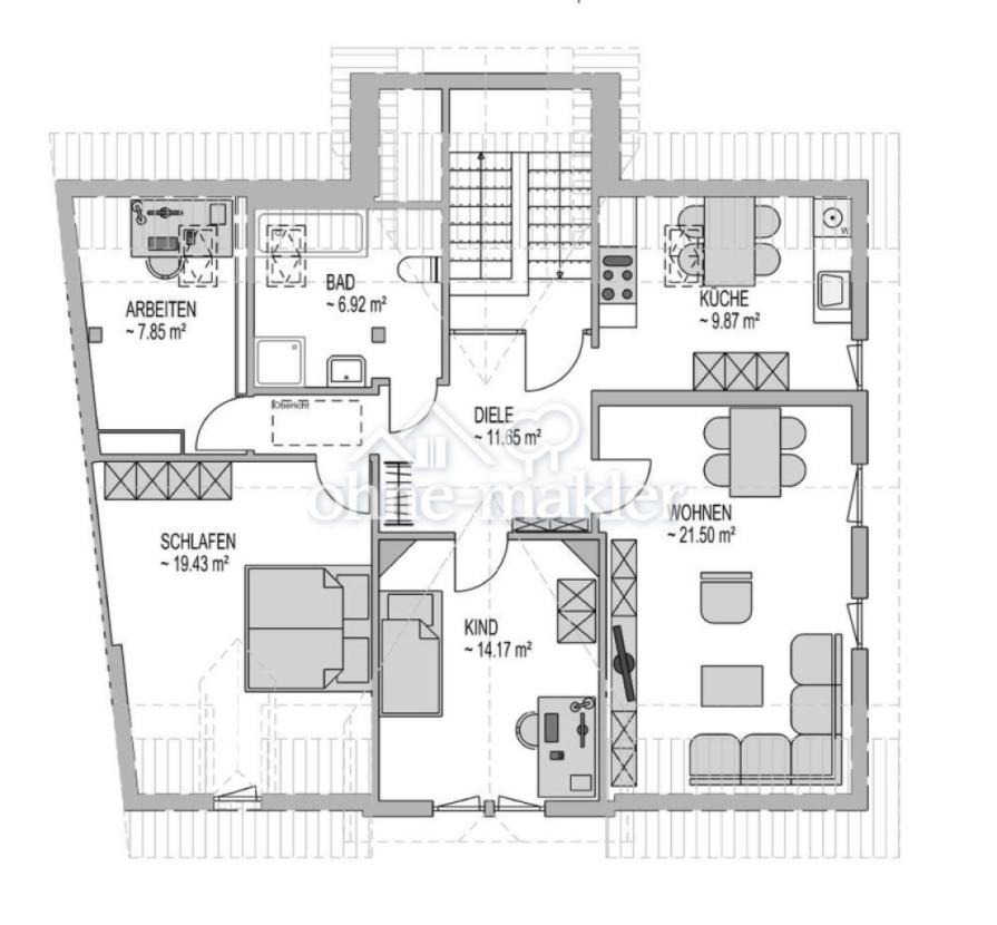 Grundriss - Dachgeschoss
