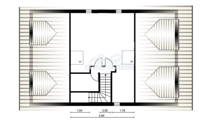 Grundriss Spitzboden
