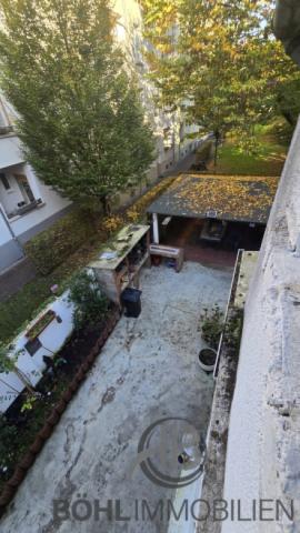 Sicht vom Balkon Hinterhaus