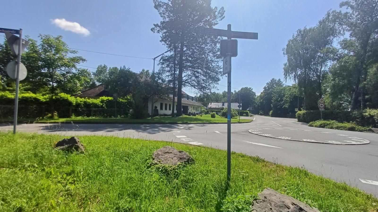 Kreisverkehr an Landschulheim