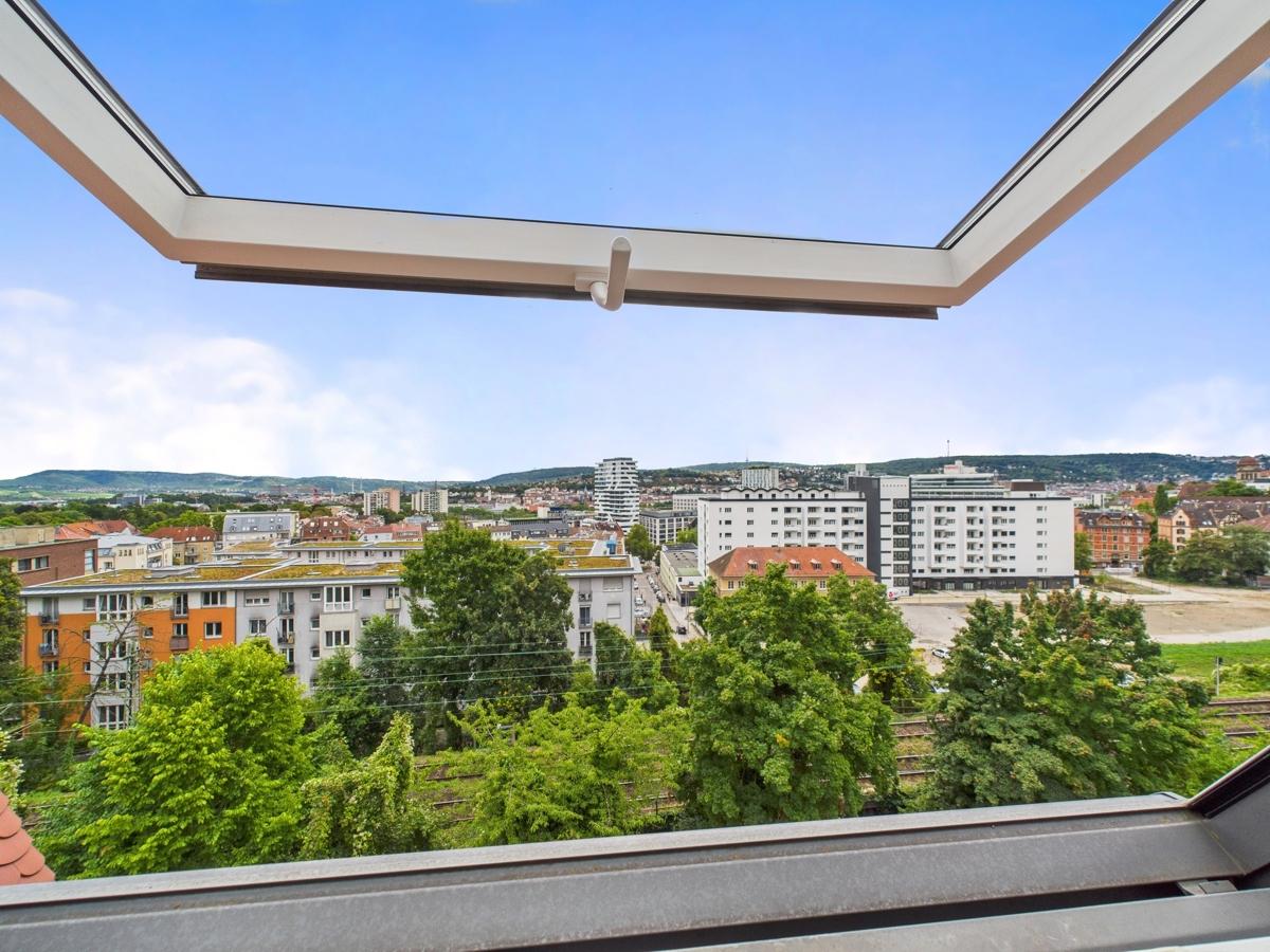 Blick auf Stuttgart und den Fernsehturm