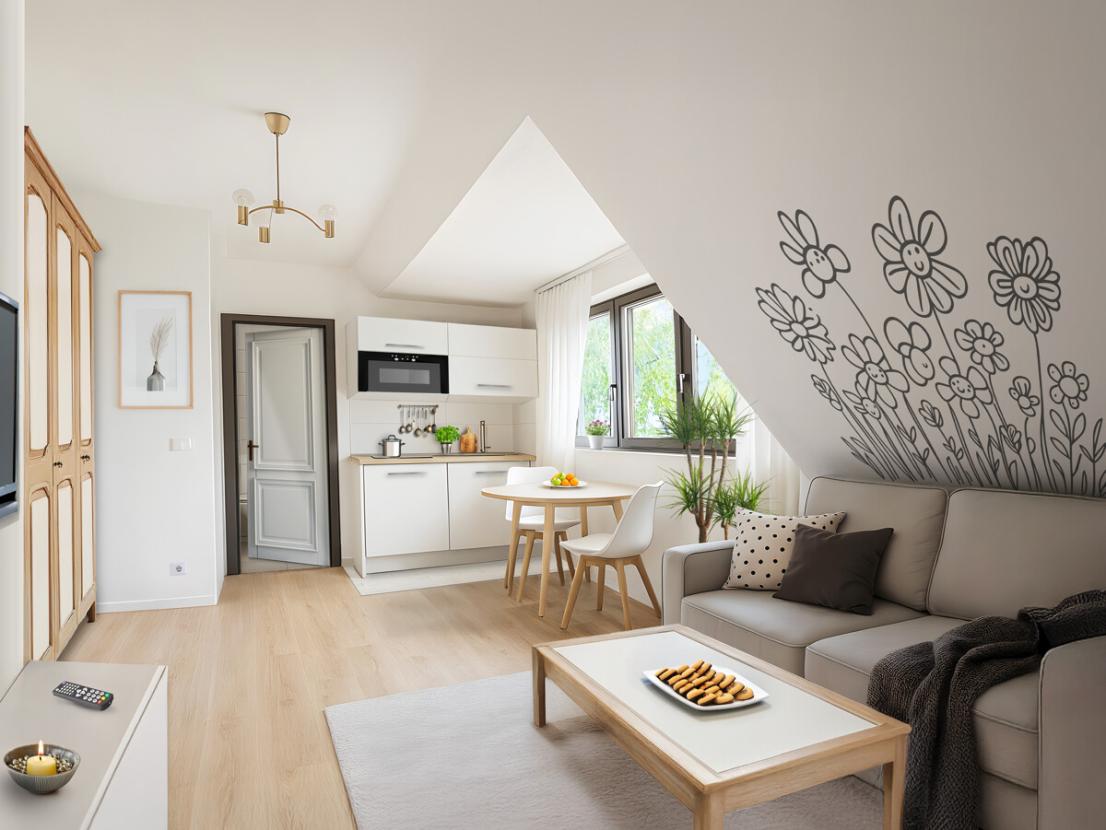 VISIO-OG-Gästezimmer als Wohn-Esszimmer