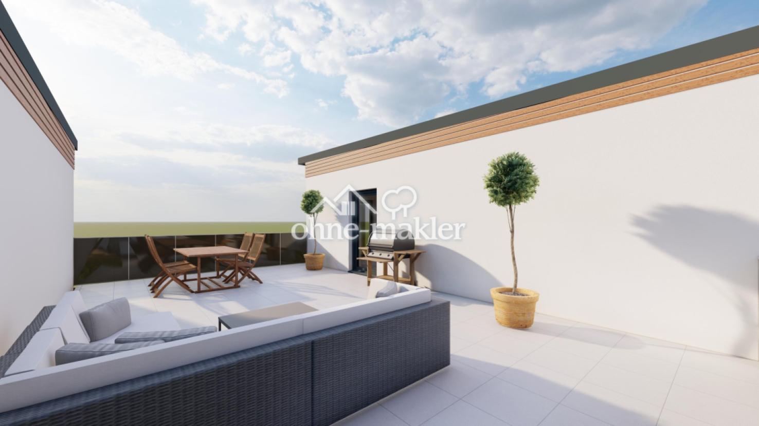 Wohnung 1 und 2 Dachterasse