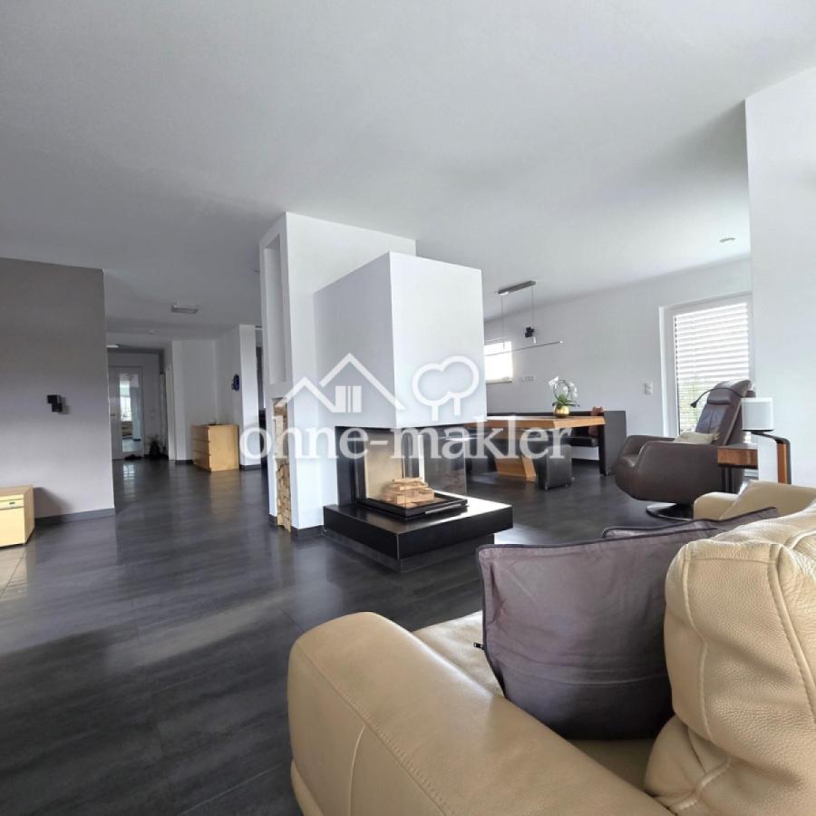 3-fach verglasten Marmorkamin