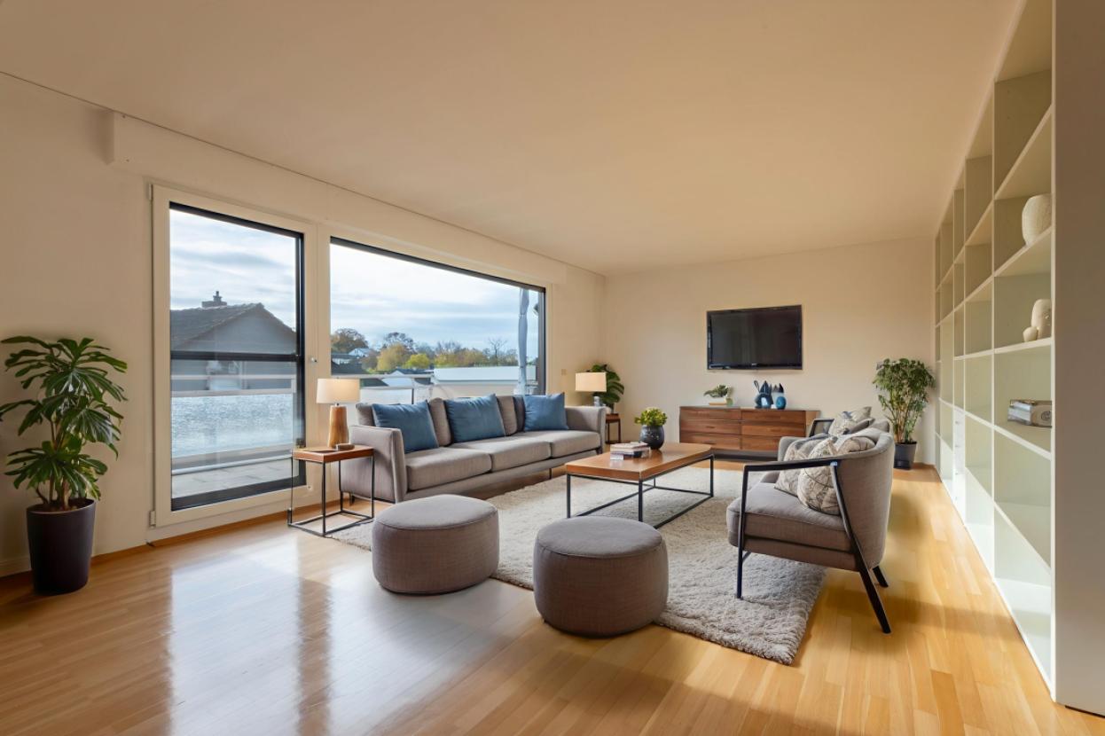 Möblierungsbeispiel Wohnbereich