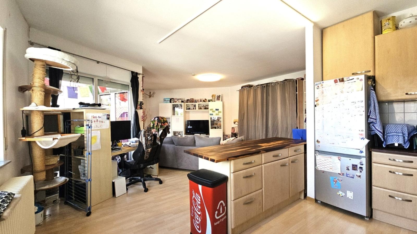 Offene Küche mit Abstellraum Whg 3