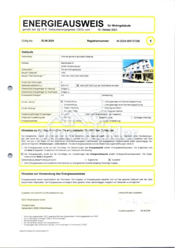 Energieausweis Seite 1