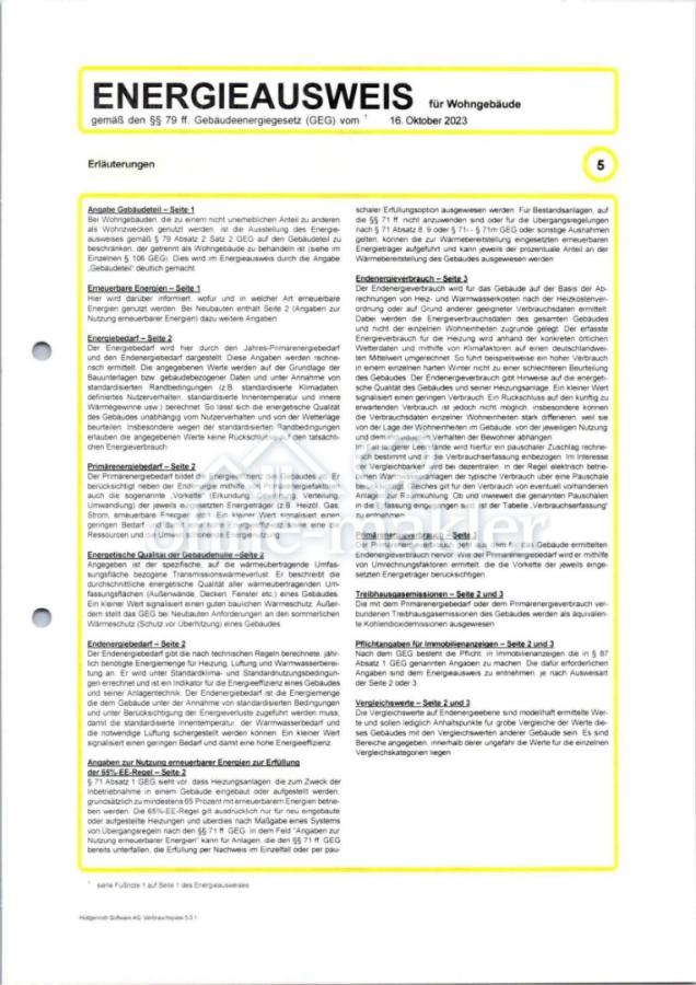 Energieausweis Seite 5