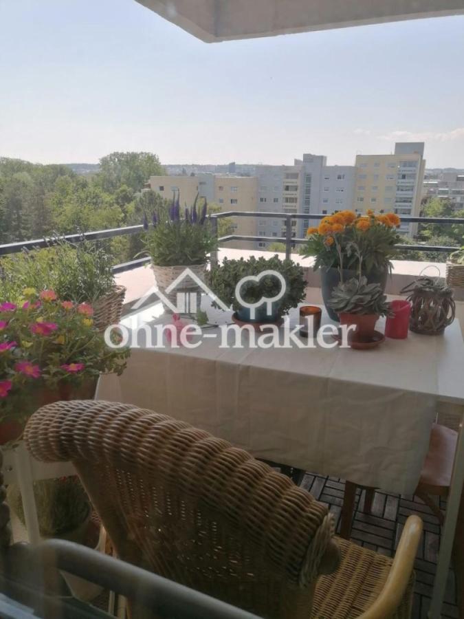 Blick aus dem Balkon 