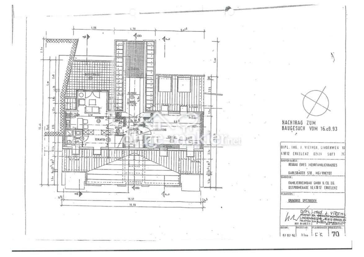 Grundriss Dachgeschoß 12