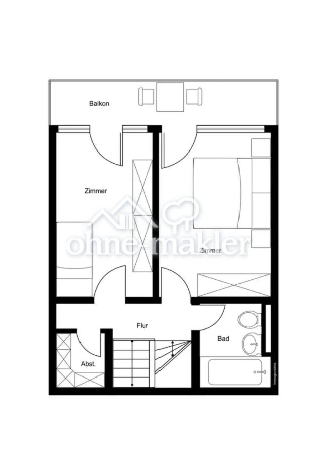 Schlafbereich - oben