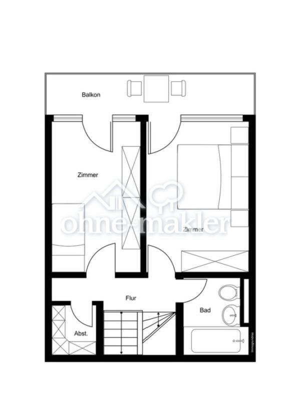 Schlafbereich - oben