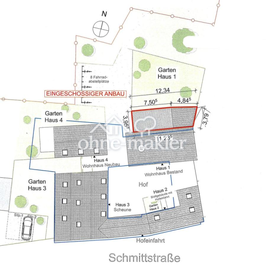 Aufsicht - Zeichnung