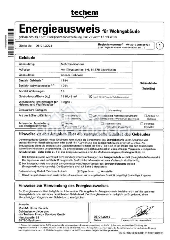 Energieausweis 1