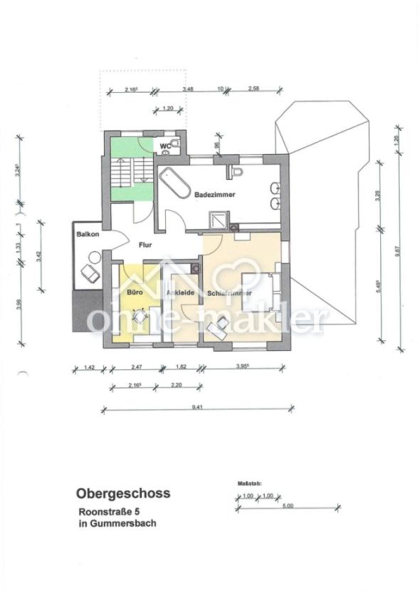 Obergeschoß Grundriss