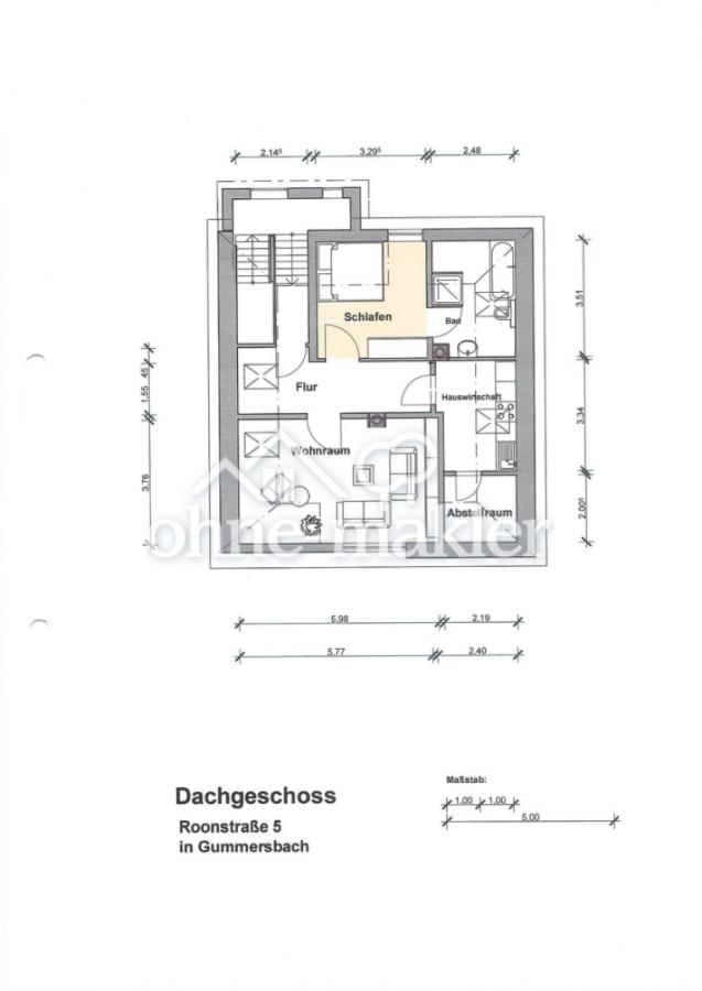 Dachgeschoß Grundriss