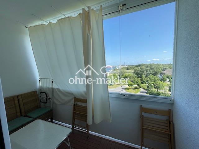 Balkon mit Glasschiebeanlage