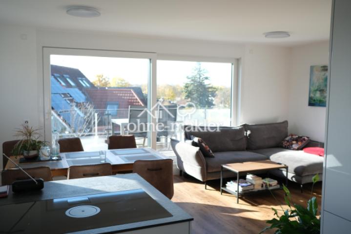 Blick ins Wohnzimmer