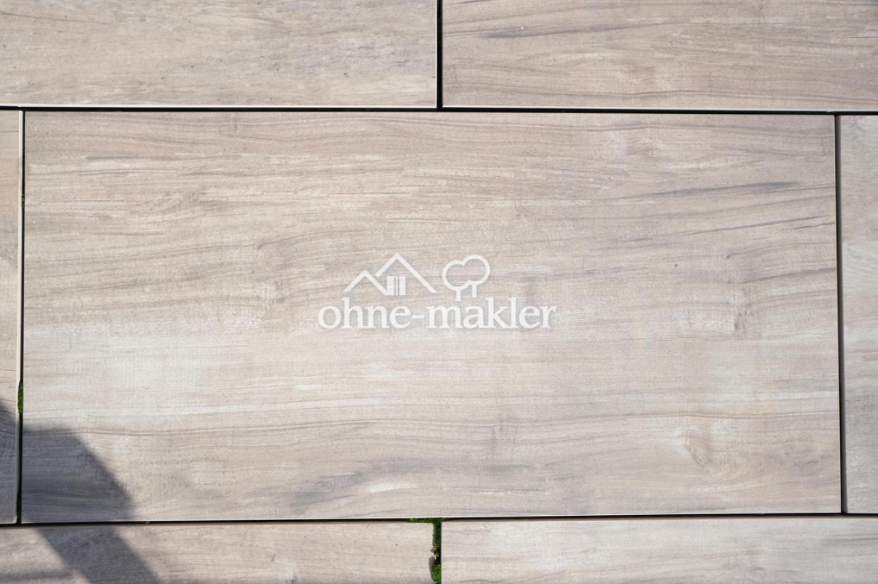 Detail Fliesenbelag Dachterras