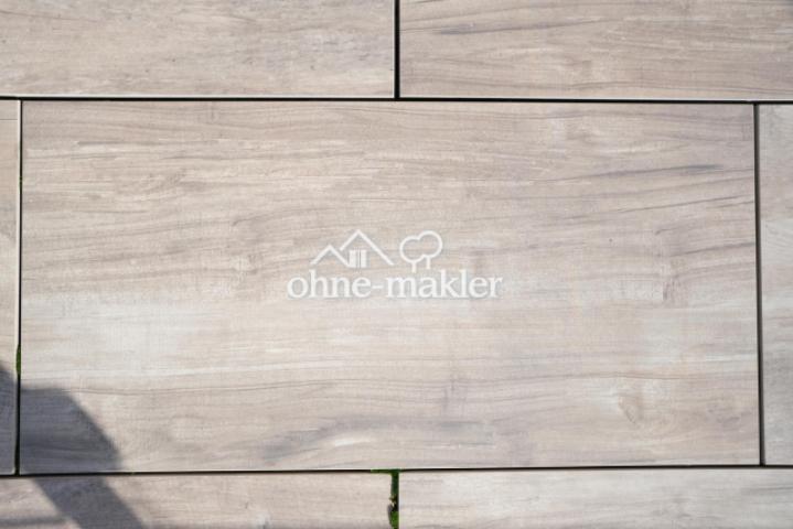 Detail Fliesenbelag Dachterras