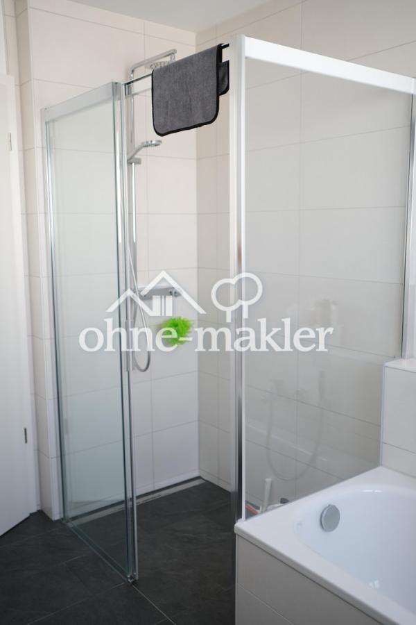 Detail begehbare Dusche