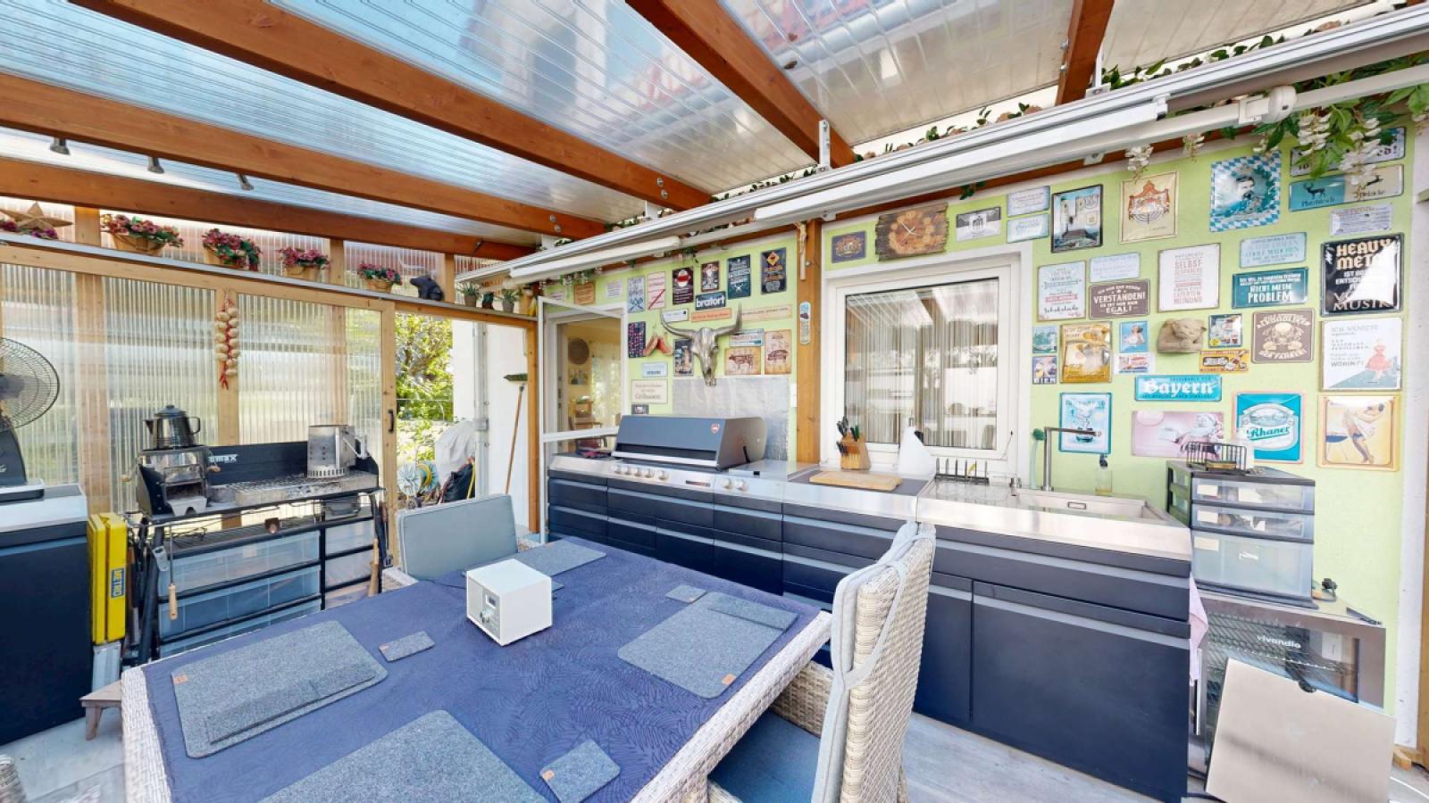 Außenküche (Wintergarten)