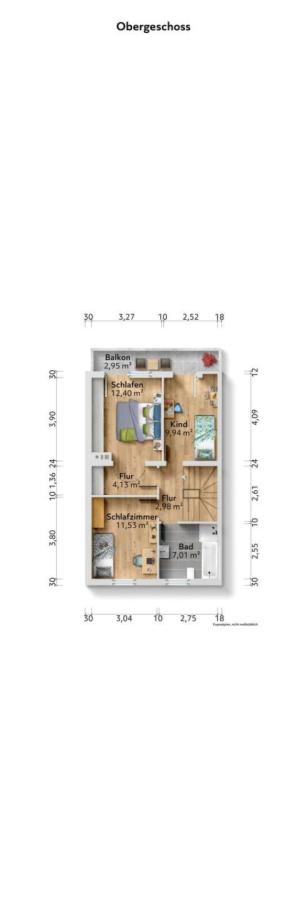 Grundriss Obergeschoss