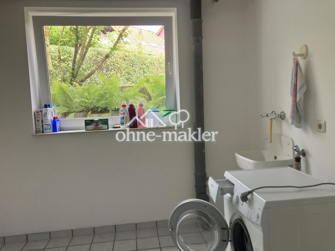 Waschküche mit Tageslicht