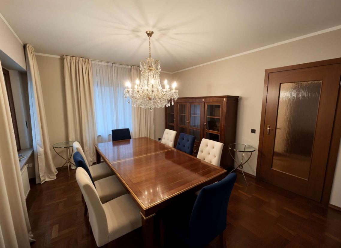 Hauptwohnung Esszimmer - (KI generiert so könnte das Esszimmer aussehen.