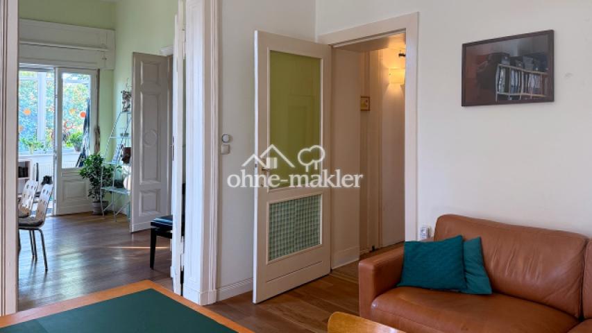 Arbeitszimmer Blick Flur, Ess