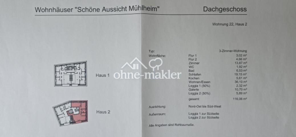 Wohnflächenbemessung 22