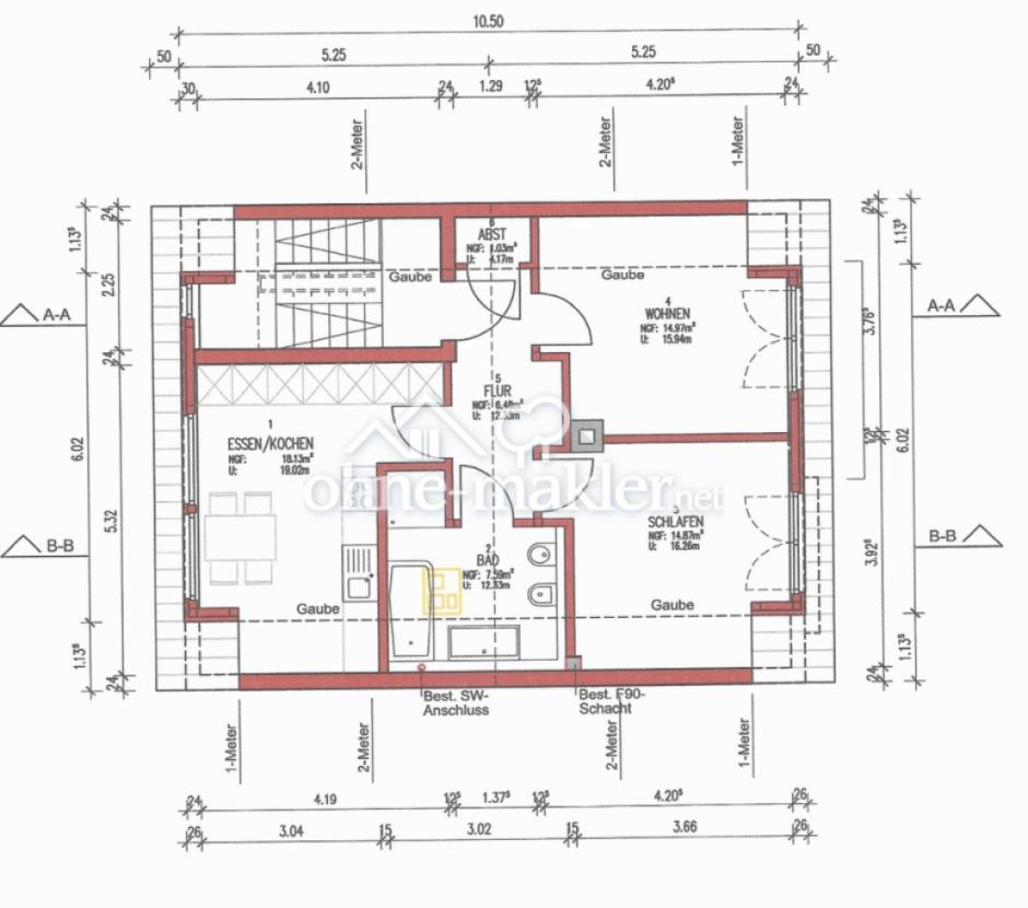 Entwurf DG (4. Wohnung)