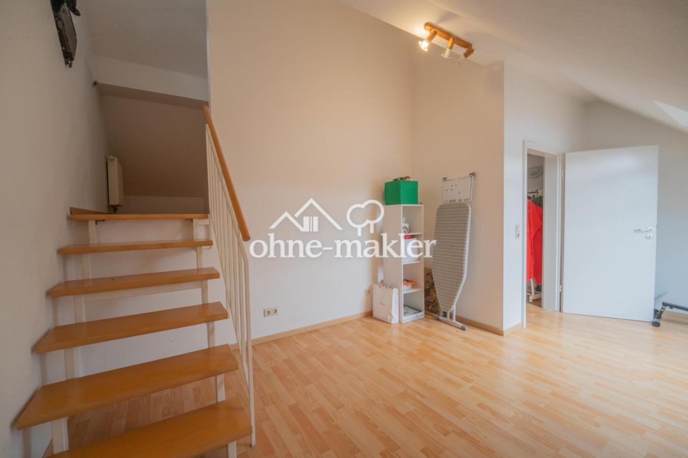 Dachgeschoss Treppe zu Heizung