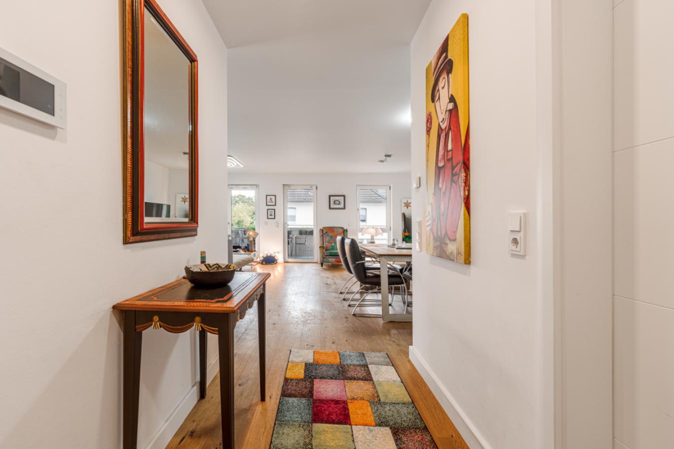 Ansicht Flur zum Wohn-/Essbereich