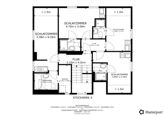 Grundriss 2. Obergeschoss
