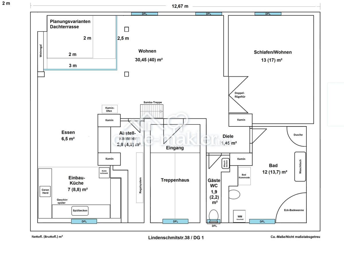 Ebene 1 Variante Dachterrasse