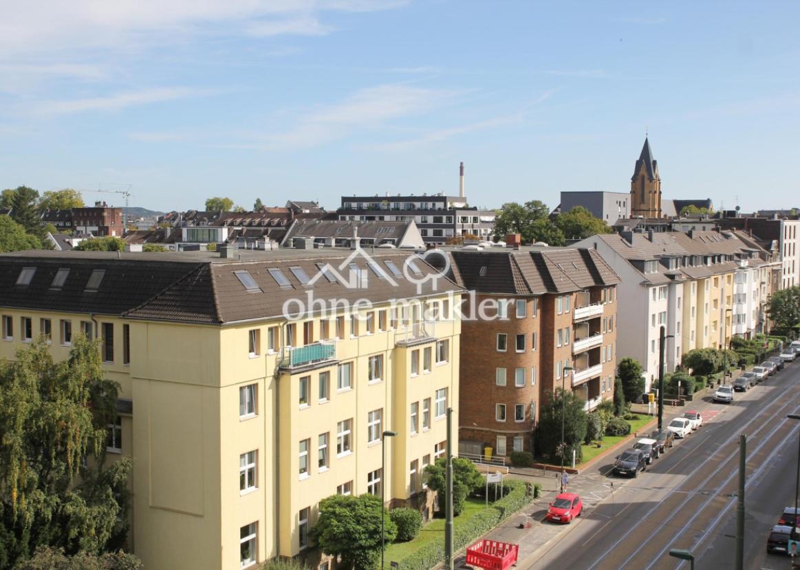 Blick über Lindemannstr.