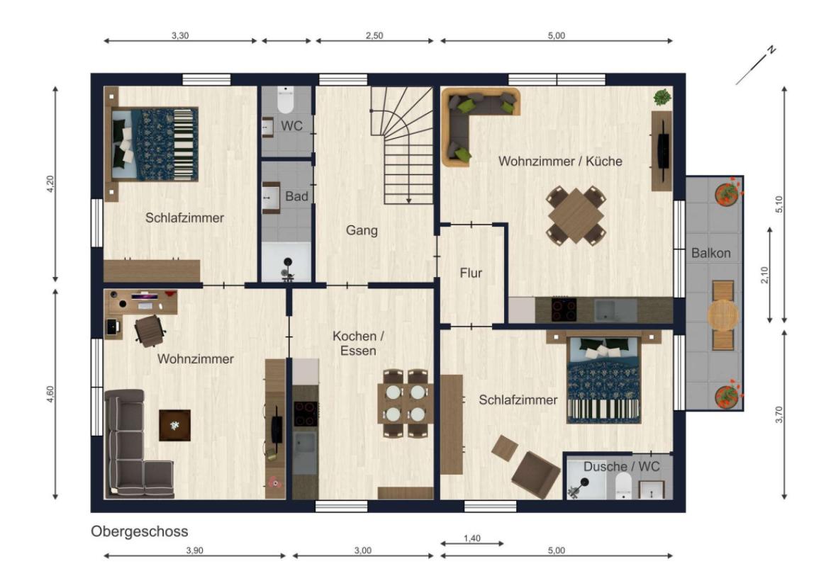 Grundrisse Obergeschoss