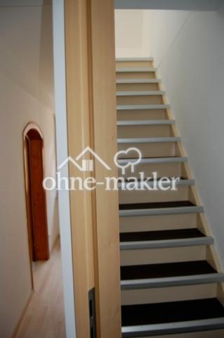 Treppe zum Dachgeschoß