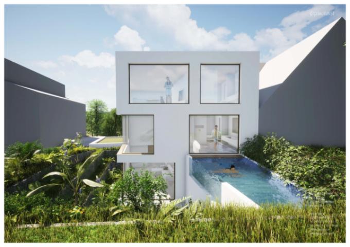 Perspektive Rückansicht Pool