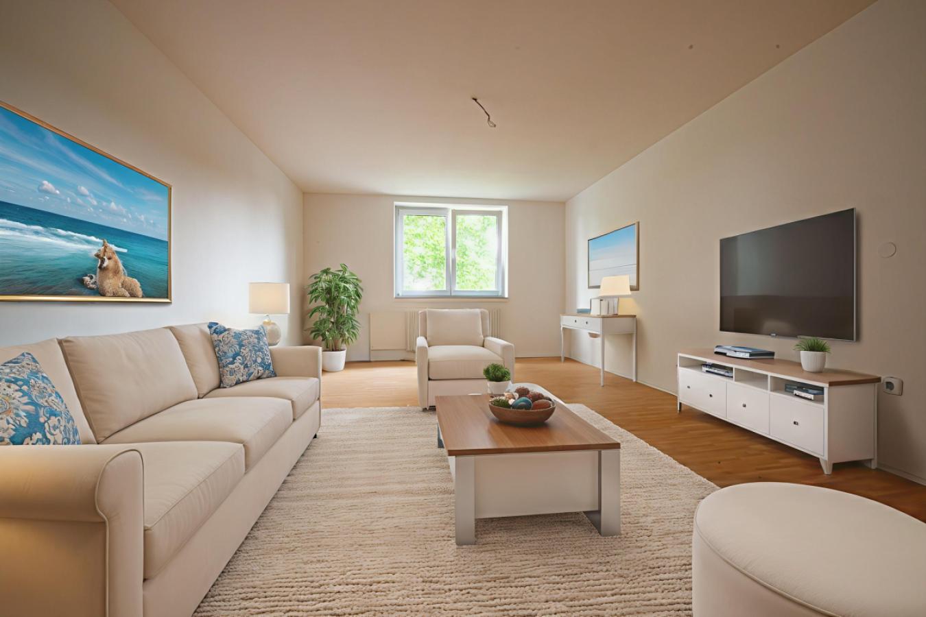 Virtual Staging Wohnzimmer