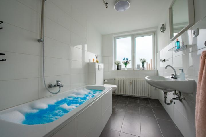 Badezimmer Virtual Staging