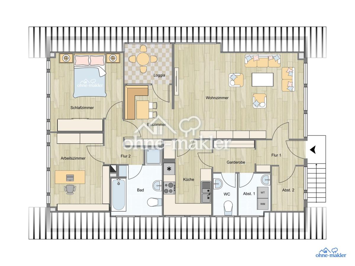 Grundriss Dachgeschoss