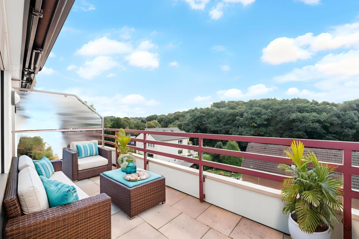 Virtual Staging Balkon