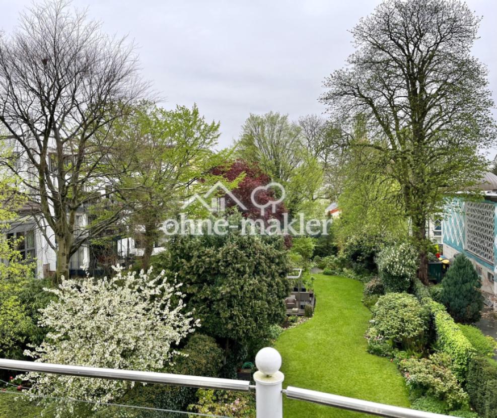 Blick aus dem Schlafzimmer  