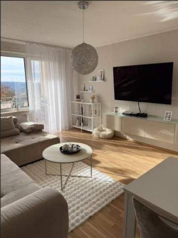 Blick in das Wohnzimmer